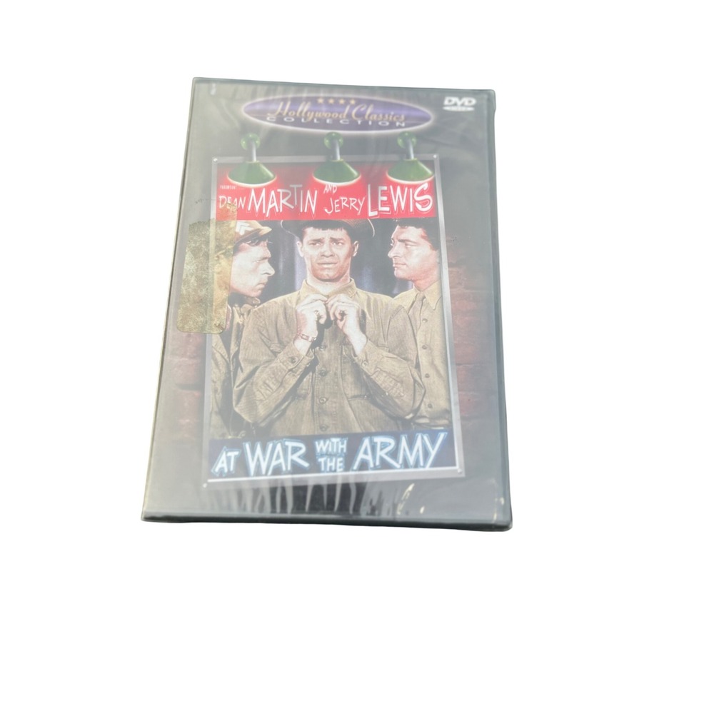At War with the Army‎ DVD Dean Martin Jerry Lewis Hollywood Classics 1950 Sealed